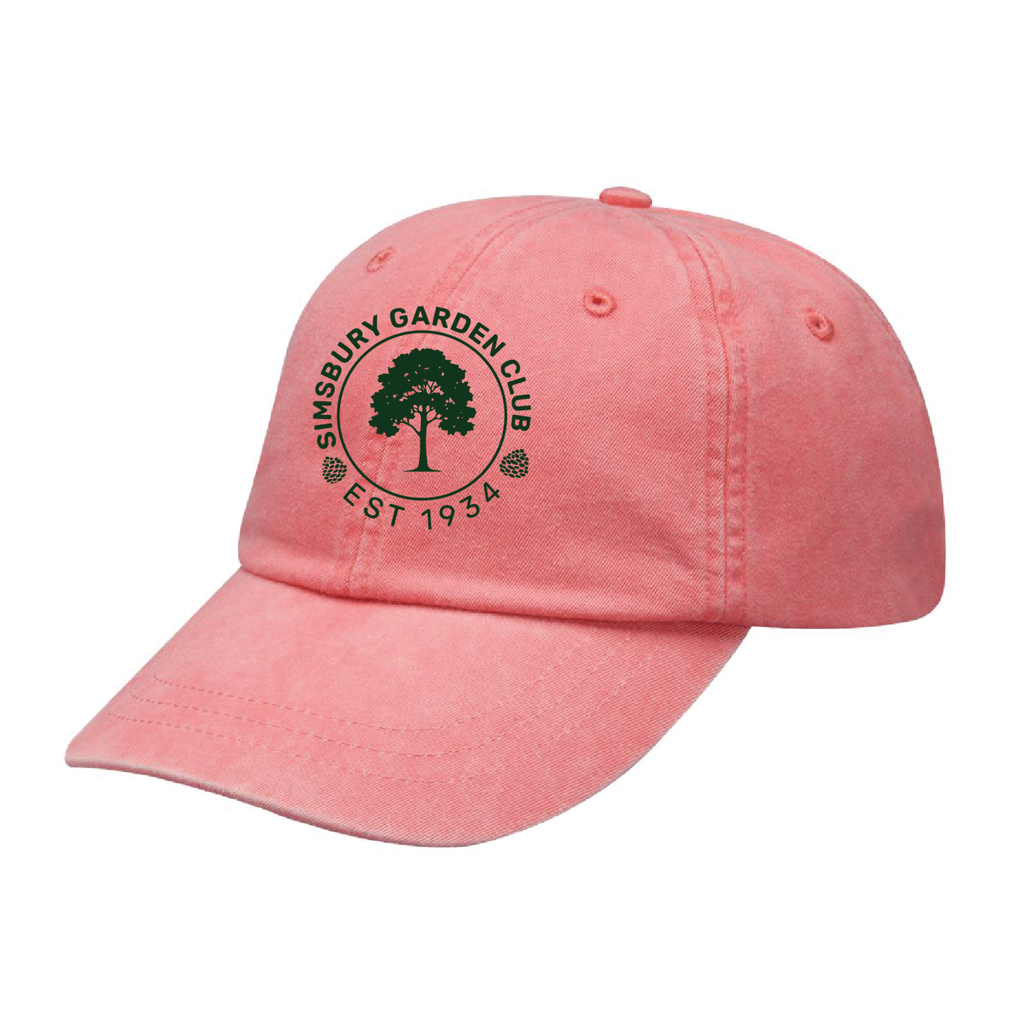 Simsbury Garden Club: Pigment Dyed Baseball Cap