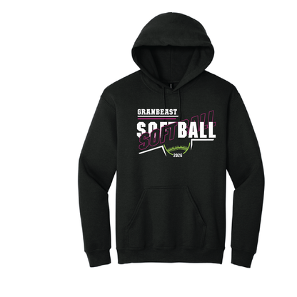 Granbeast: Gildan Hooded Pullover. 18500 (Choose Logo Design)