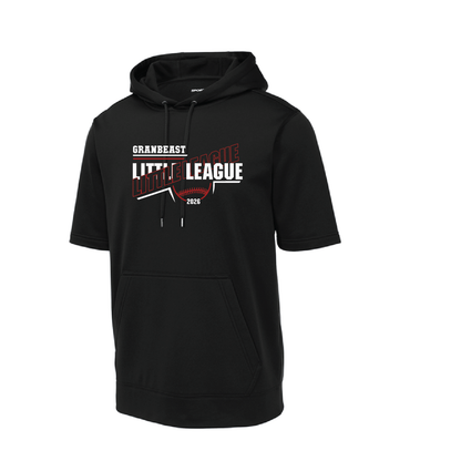 Granbeast: Sport-Tek Fleece Short Sleeve Hooded Pullover. ST251/ YST251 (Choose Logo Design)