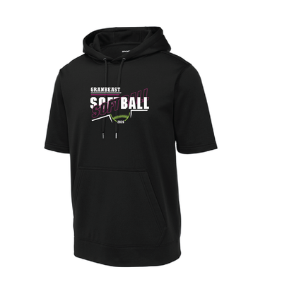 Granbeast: Sport-Tek Fleece Short Sleeve Hooded Pullover. ST251/ YST251 (Choose Logo Design)