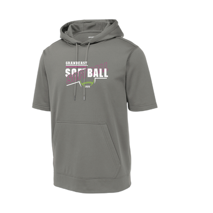 Granbeast: Sport-Tek Fleece Short Sleeve Hooded Pullover. ST251/ YST251 (Choose Logo Design)