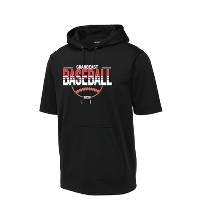 Granbeast: Sport-Tek Fleece Short Sleeve Hooded Pullover. ST251/ YST251 (Choose Logo Design)