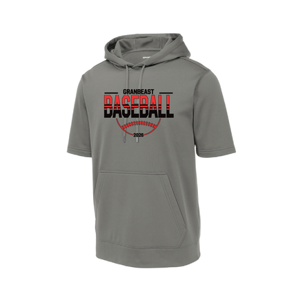 Granbeast: Sport-Tek Fleece Short Sleeve Hooded Pullover. ST251/ YST251 (Choose Logo Design)