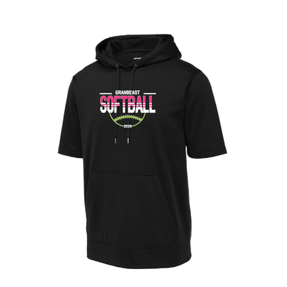 Granbeast: Sport-Tek Fleece Short Sleeve Hooded Pullover. ST251/ YST251 (Choose Logo Design)