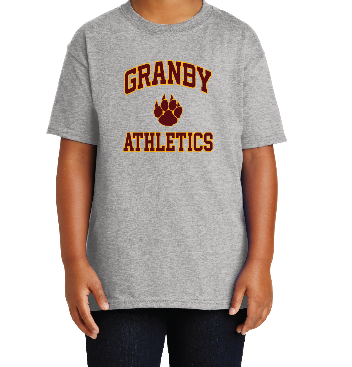 T-Shirt: Granby Athletics Paw