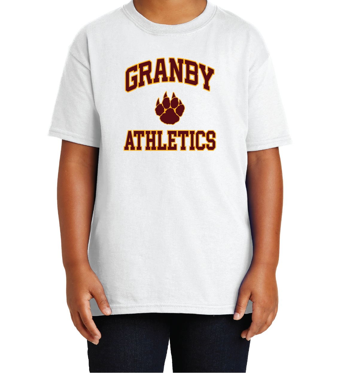 T-Shirt: Granby Athletics Paw