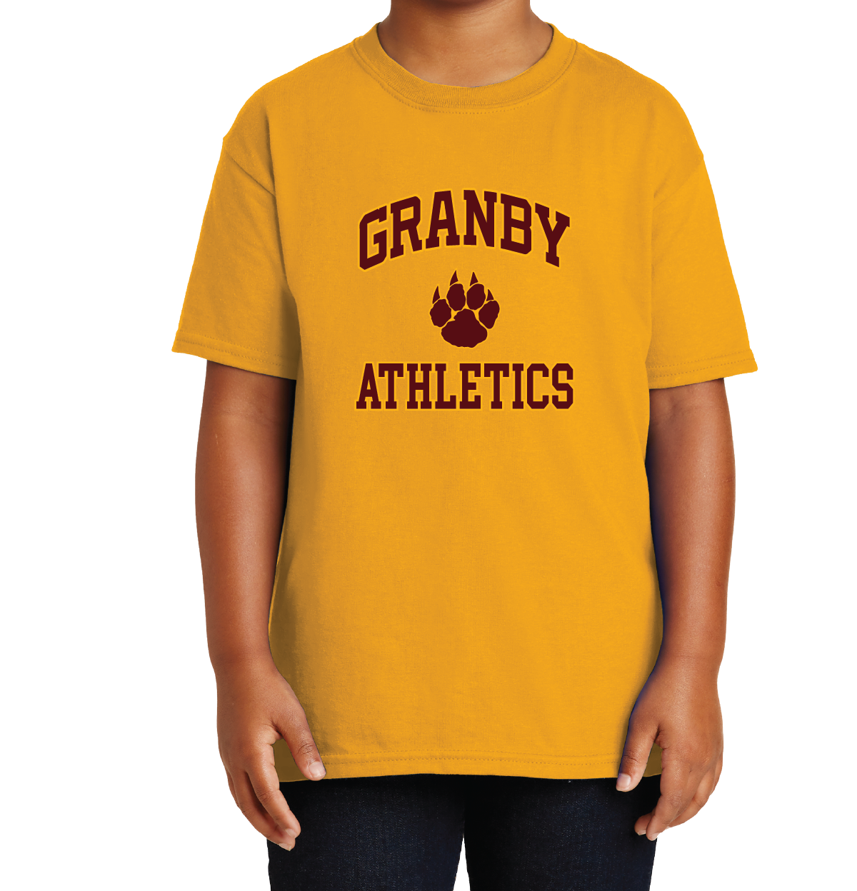 T-Shirt: Granby Athletics Paw