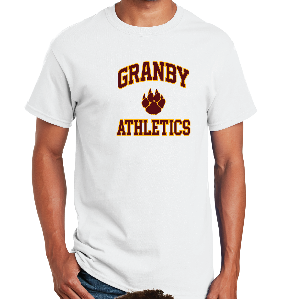 T-Shirt: Granby Athletics Paw