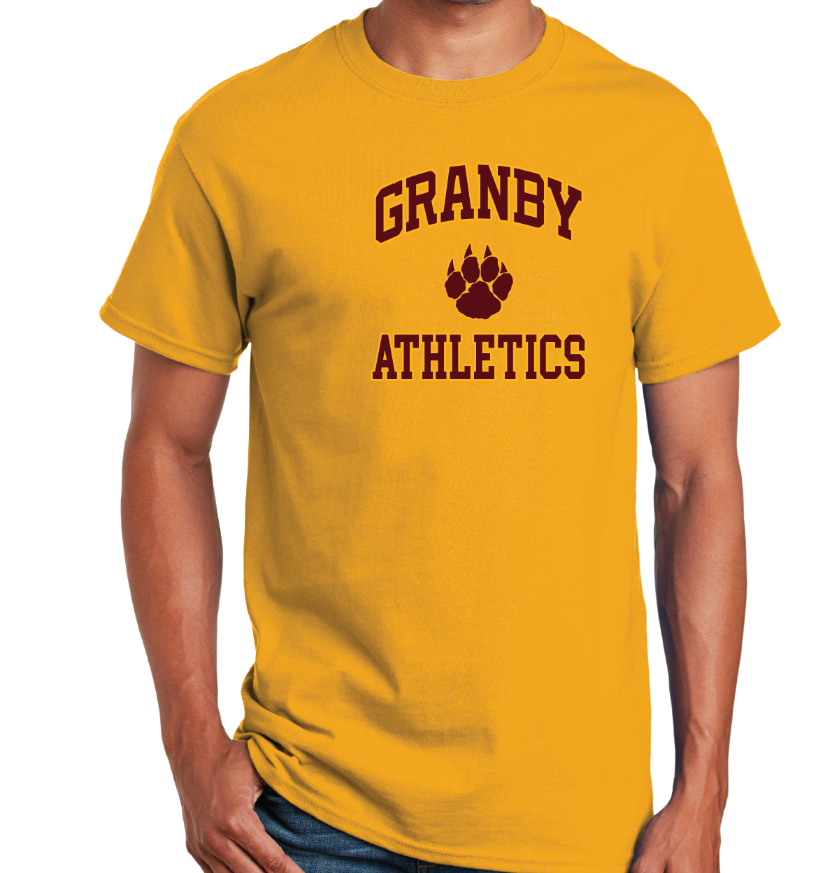 T-Shirt: Granby Athletics Paw