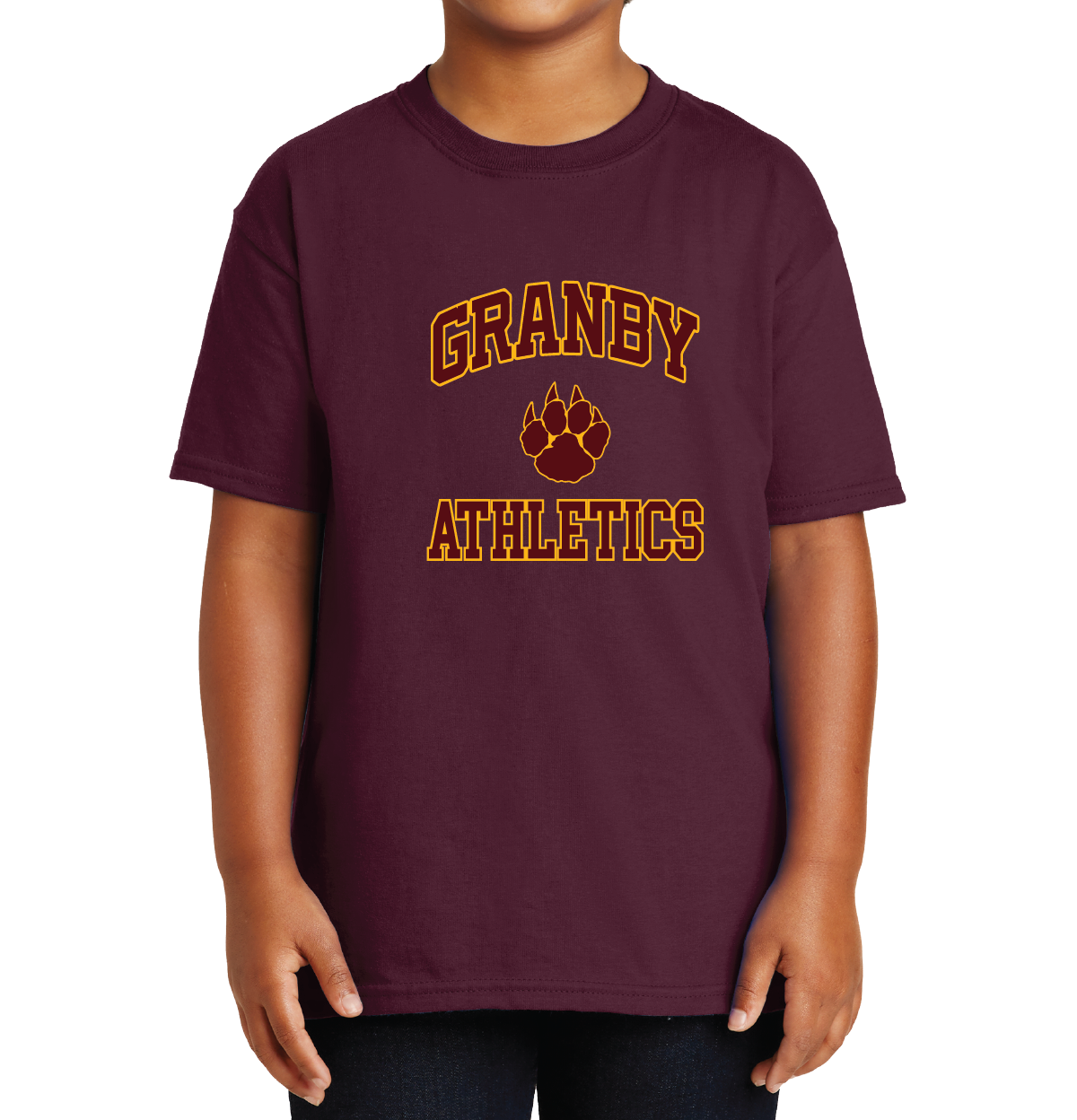 T-Shirt: Granby Athletics Paw