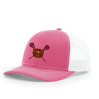 Hat: Trucker Snapback Granby Lax Bear