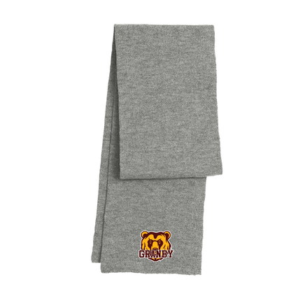 Granby Bears PTO: Port & Co™ Knitted Scarf. KS01