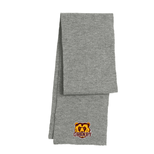 Granby Bears PTO: Port & Co™ Knitted Scarf. KS01
