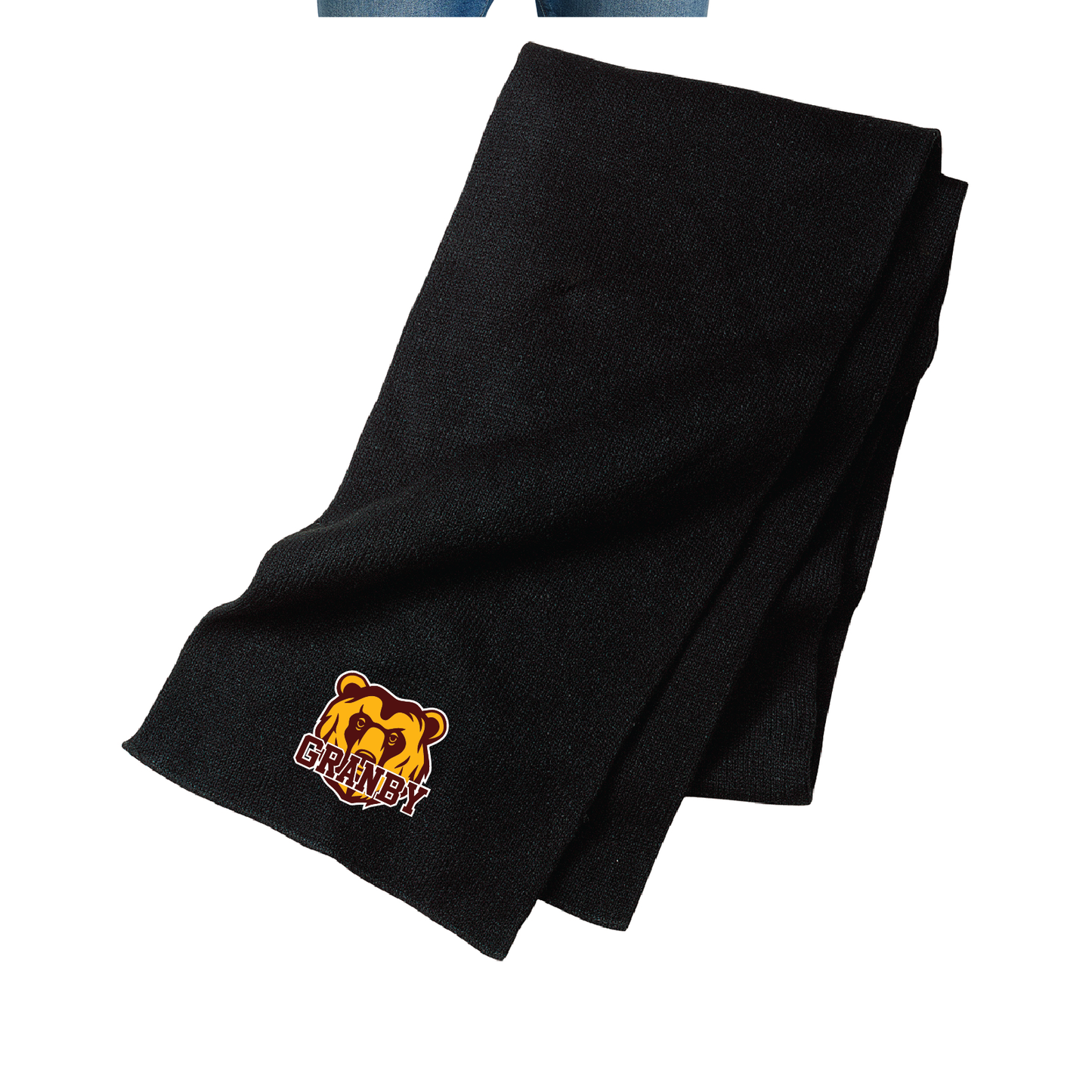 Granby Bears PTO: Port & Co™ Knitted Scarf. KS01