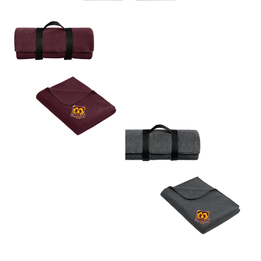 Granby Bears PTO: Fleece Blanket with Strap. BP10