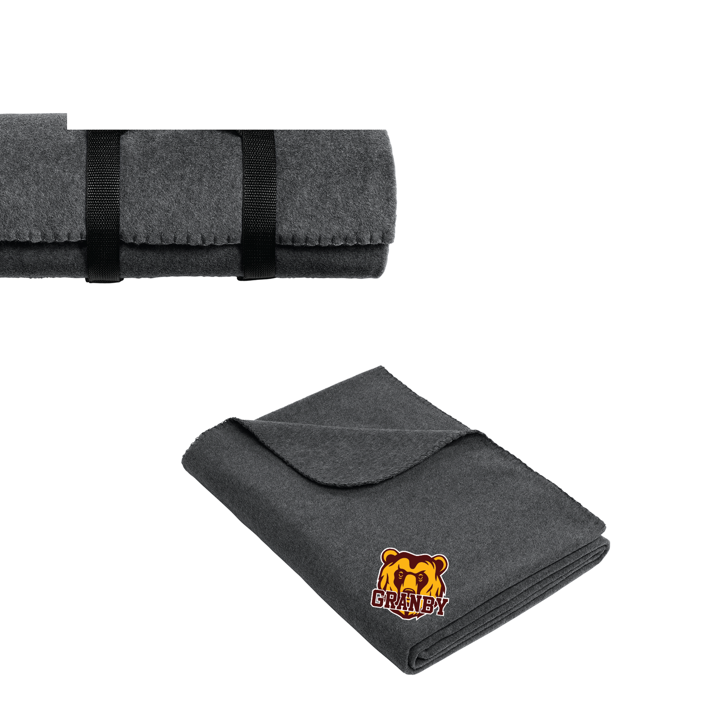 Granby Bears PTO: Fleece Blanket with Strap. BP10