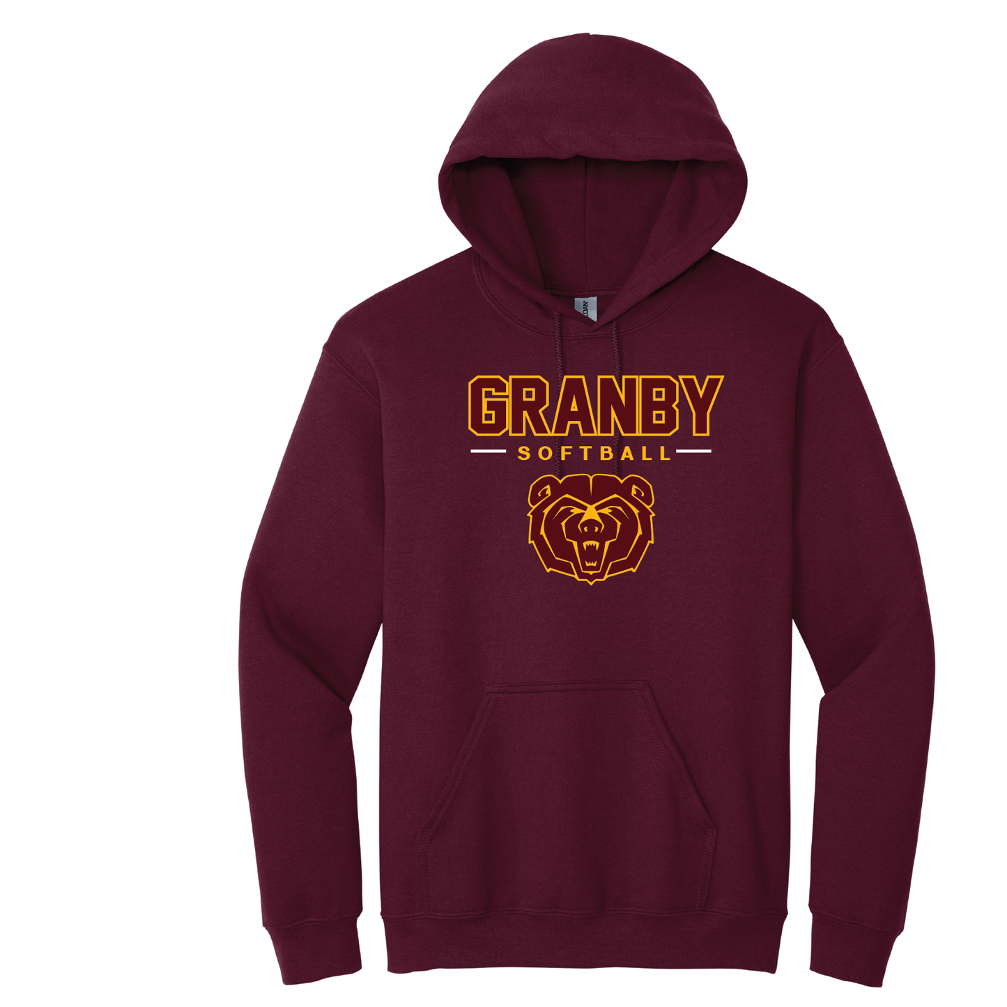 Granby Softball: Gildan 50/50 Lightweight Hoody Logo #2