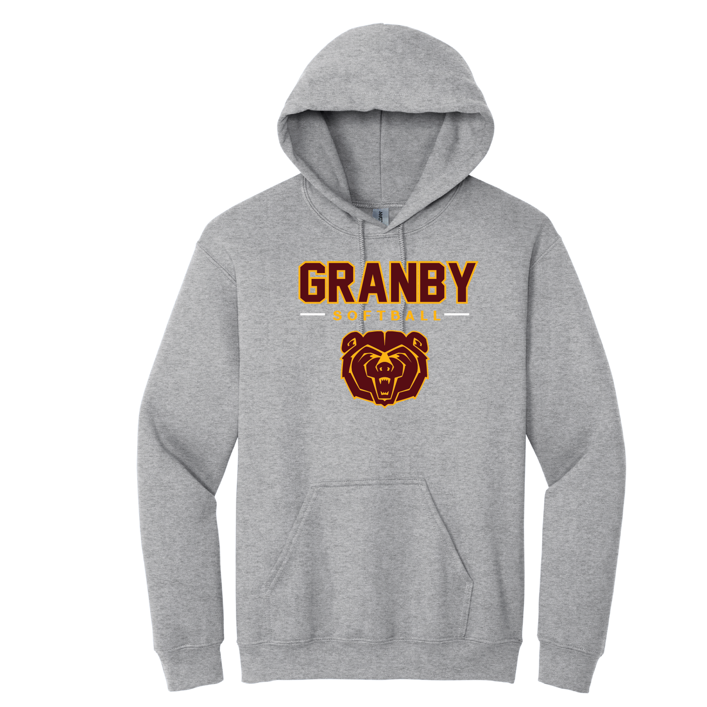 Granby Softball: Gildan 50/50 Lightweight Hoody Logo #2