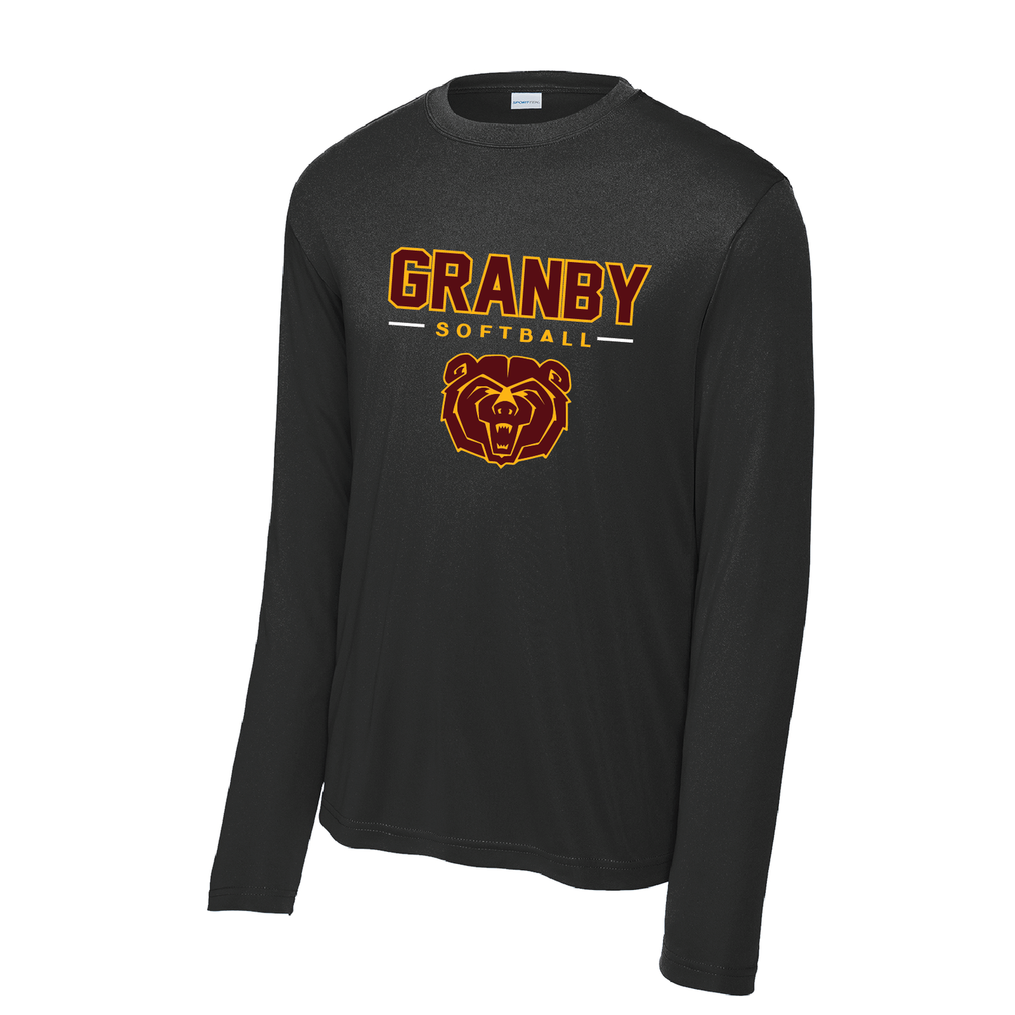 Granby Softball: Long Sleeve Moisture Tee Logo #2