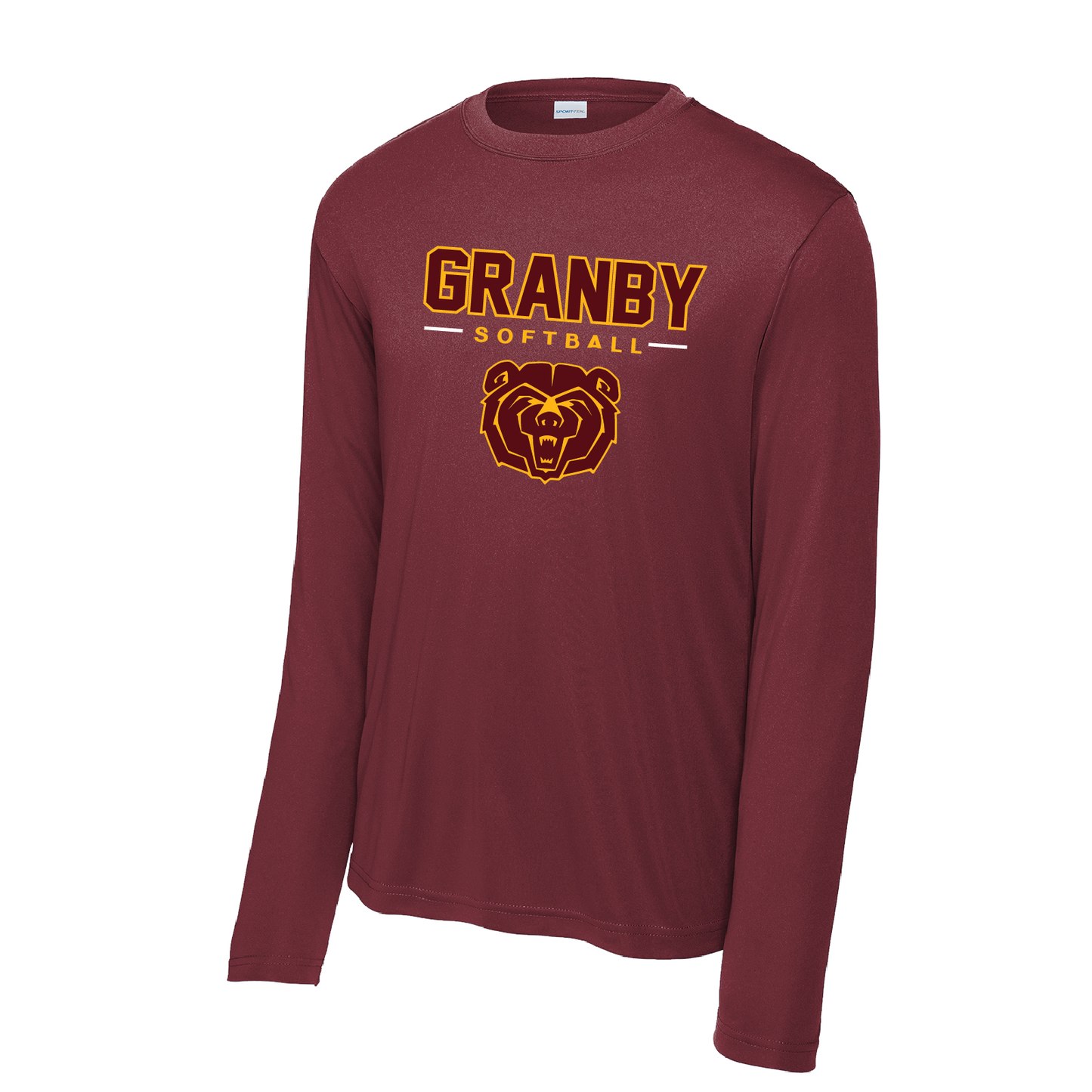 Granby Softball: Long Sleeve Moisture Tee Logo #2