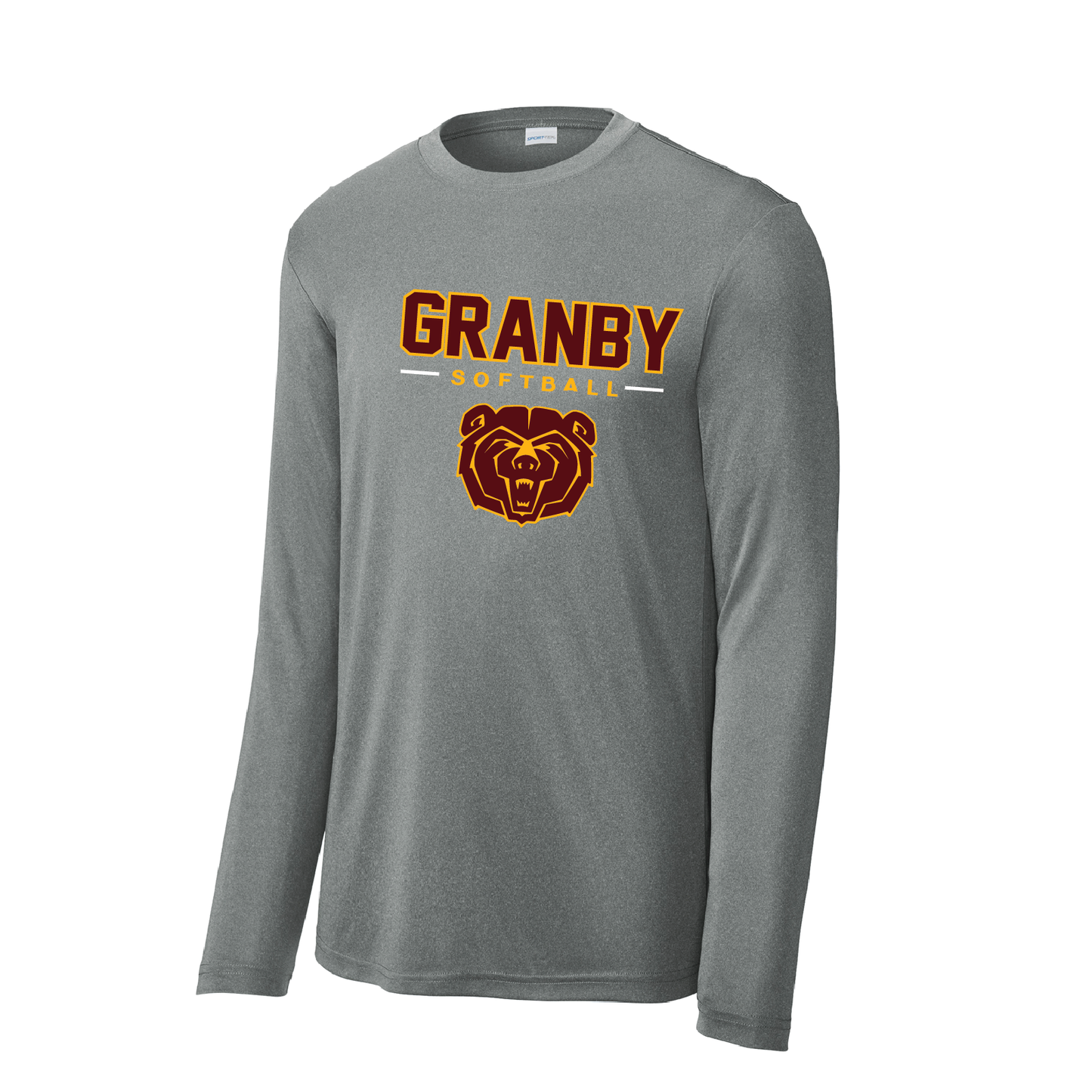 Granby Softball: Long Sleeve Moisture Tee Logo #2