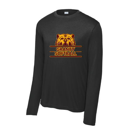 Granby Softball: Long Sleeve Moisture Tee Logo #1