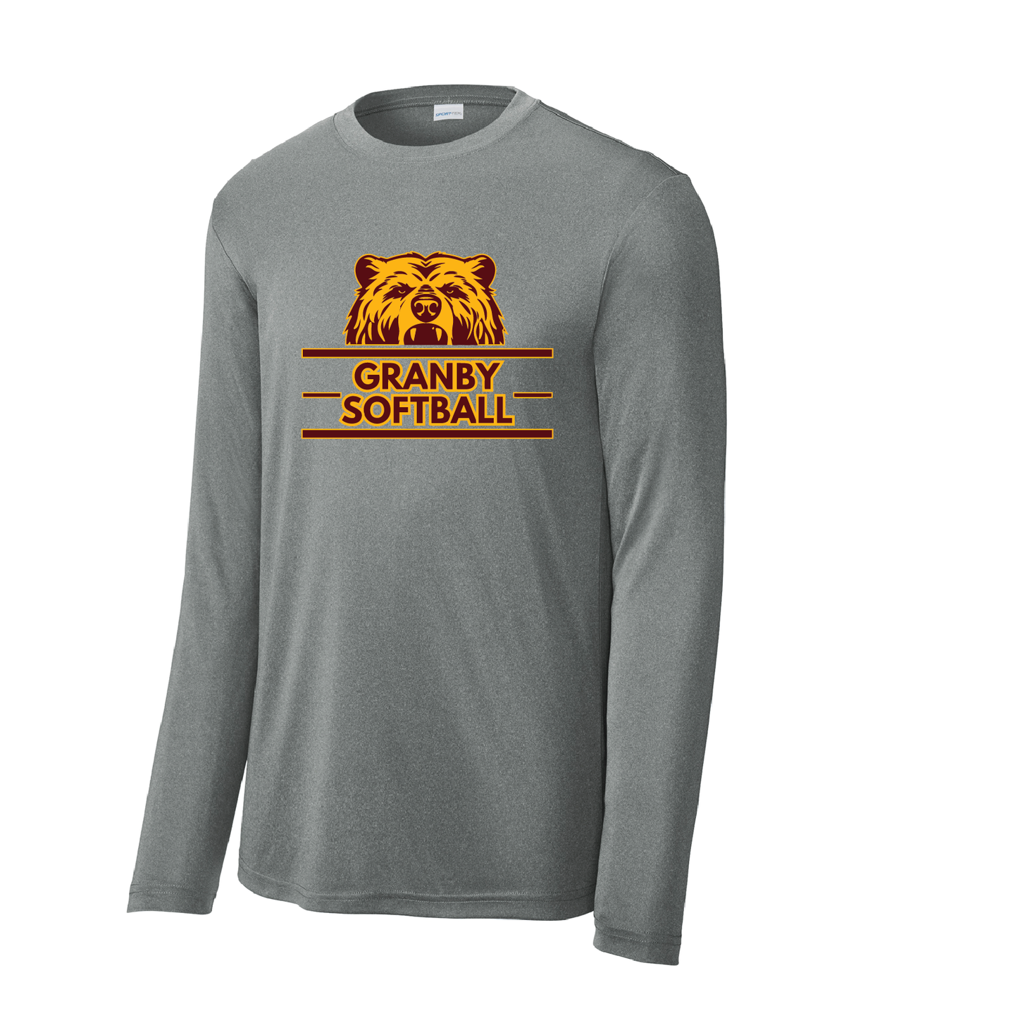 Granby Softball: Long Sleeve Moisture Tee Logo #1