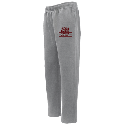 Granby Softball: Pennant Open Bottom Sweatpants