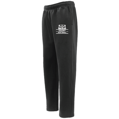 Granby Softball: Pennant Open Bottom Sweatpants