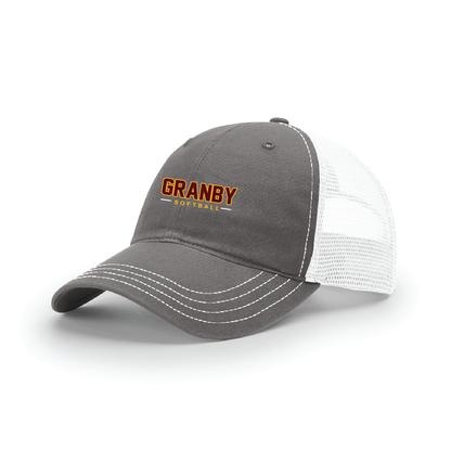 Granby Softball: Garment Washed Snapback Hat