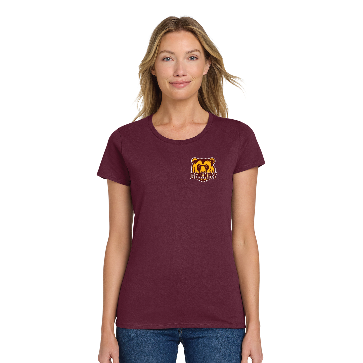 Granby Bears PTO: Women's Cotton T Shirt 5000L
