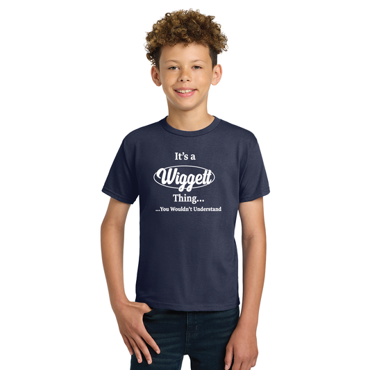 Wiggett: Youth Cotton T Shirt Full Front