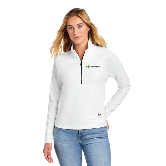 Live Every Day: LNEA541  New Era® Women's STS 1/2-Zip