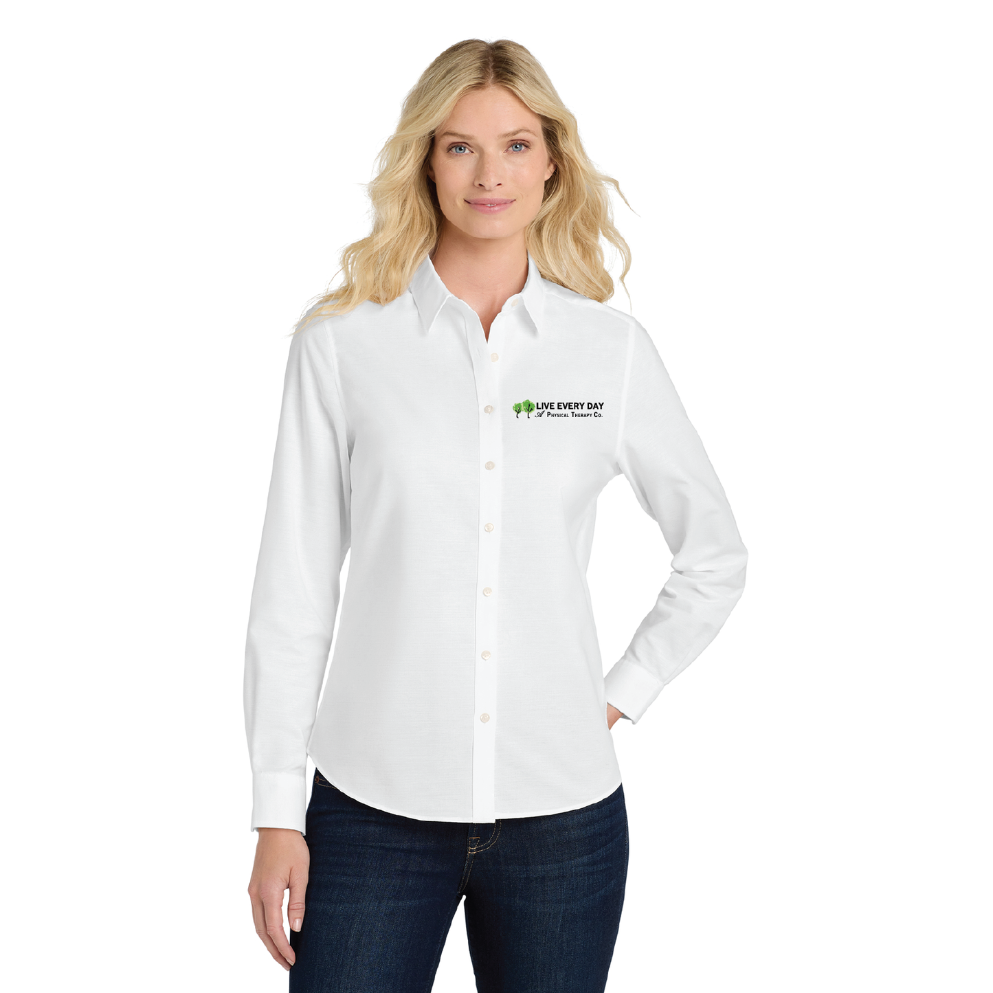 Live Every Day: L658  Port Authority® Women's SuperPro™ Oxford Shirt