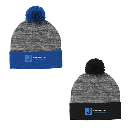 Mandell JCC: Sport-Tek® Halftime Pom Beanie. STC41