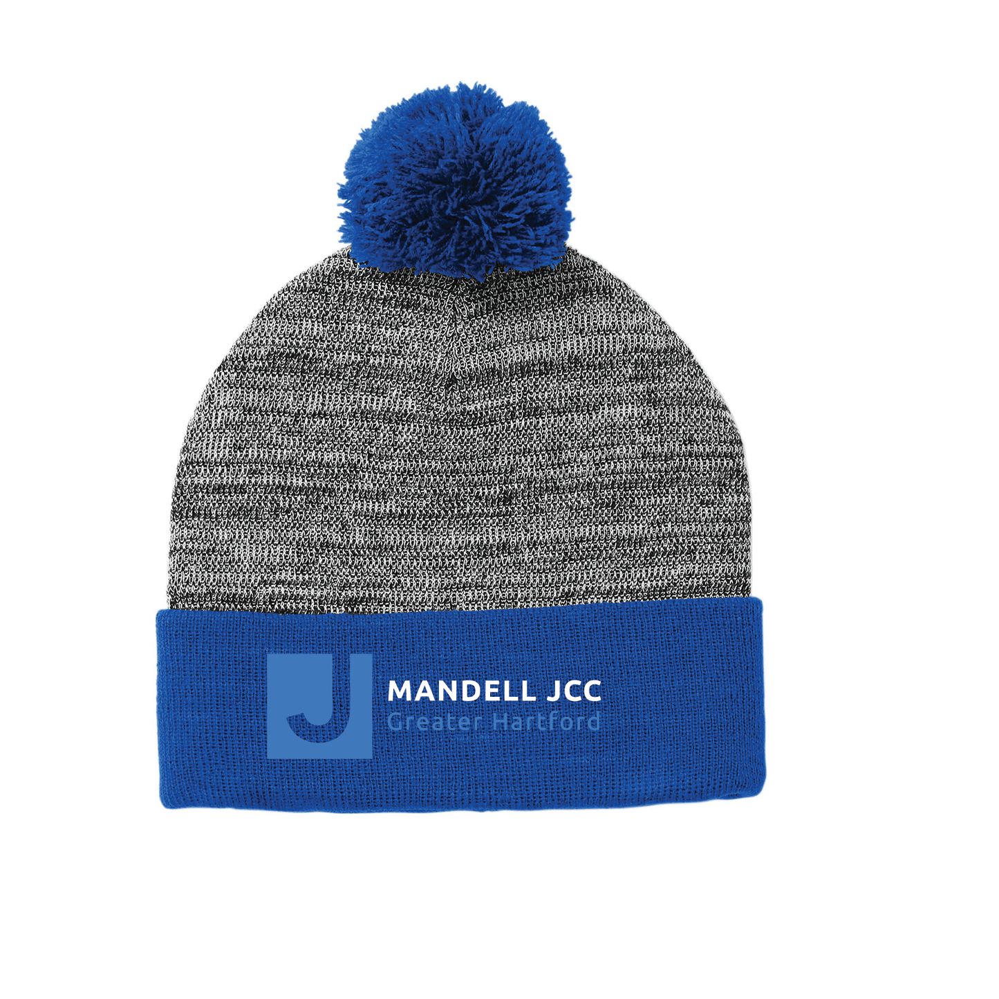 Mandell JCC: Sport-Tek® Halftime Pom Beanie. STC41