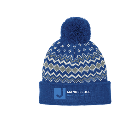 Mandell JCC: Port Authority® Alpine Pom Beanie. C991