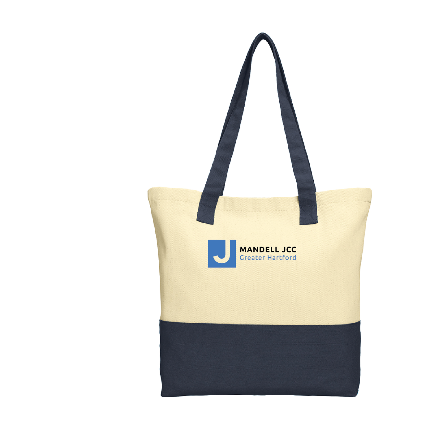 Mandell JCC: Port Authority® Colorblock Cotton Tote. BG414