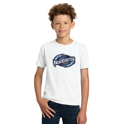 Noreaster Hockey: Cotton T-Shirt with Logo Youth & Adult Sizes