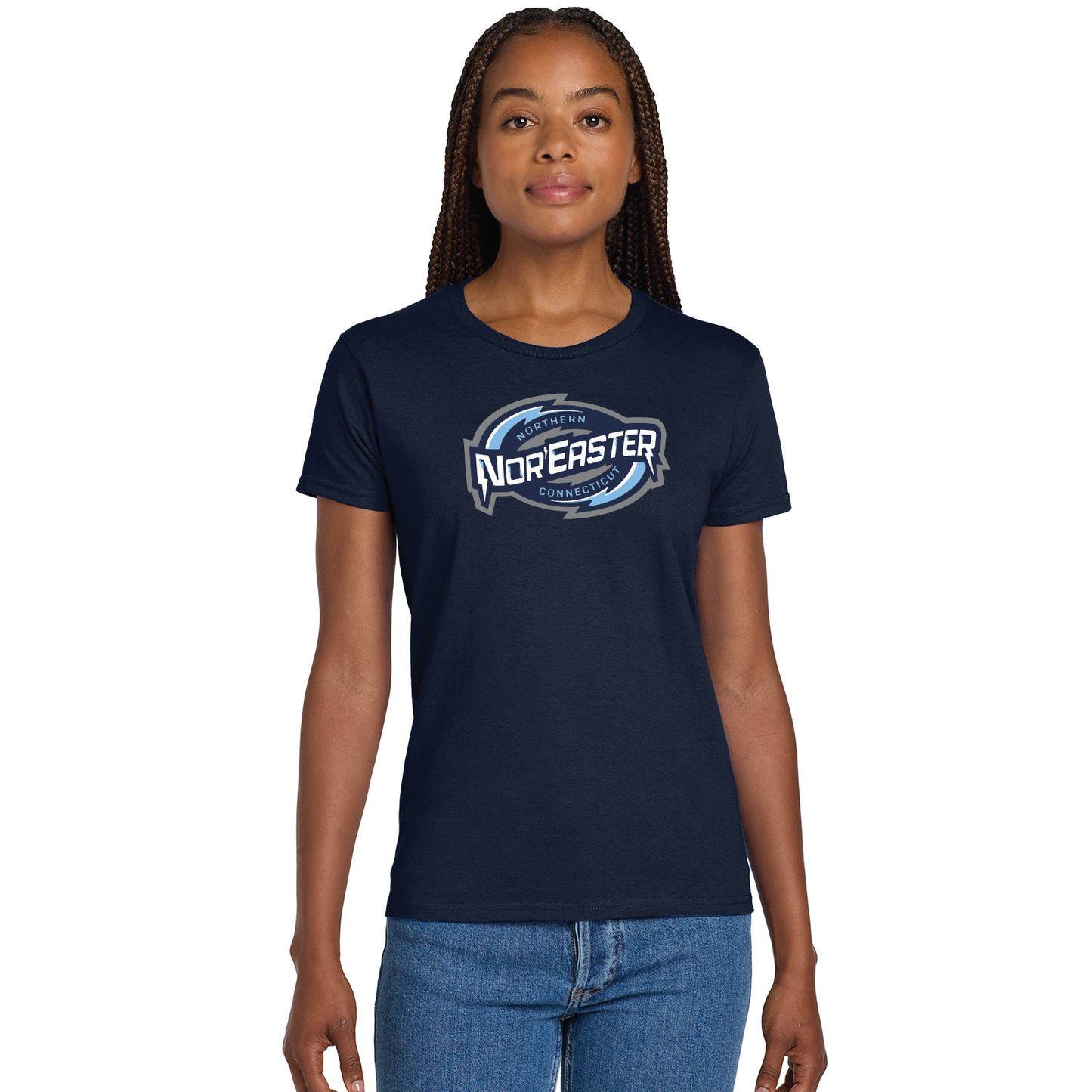 Noreaster Hockey: Women's Cotton T Shirt 2000L