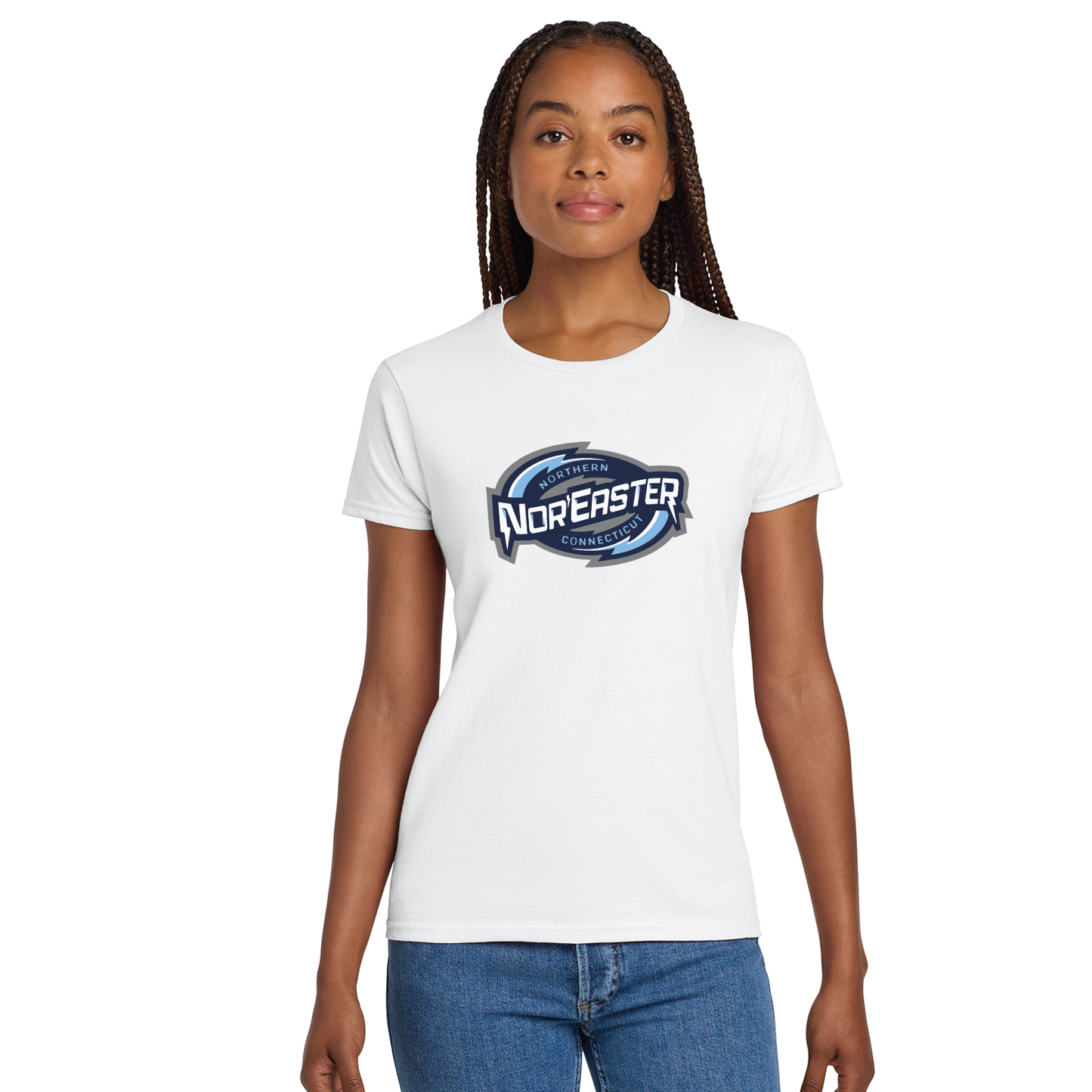 Noreaster Hockey: Women's Cotton T Shirt 2000L