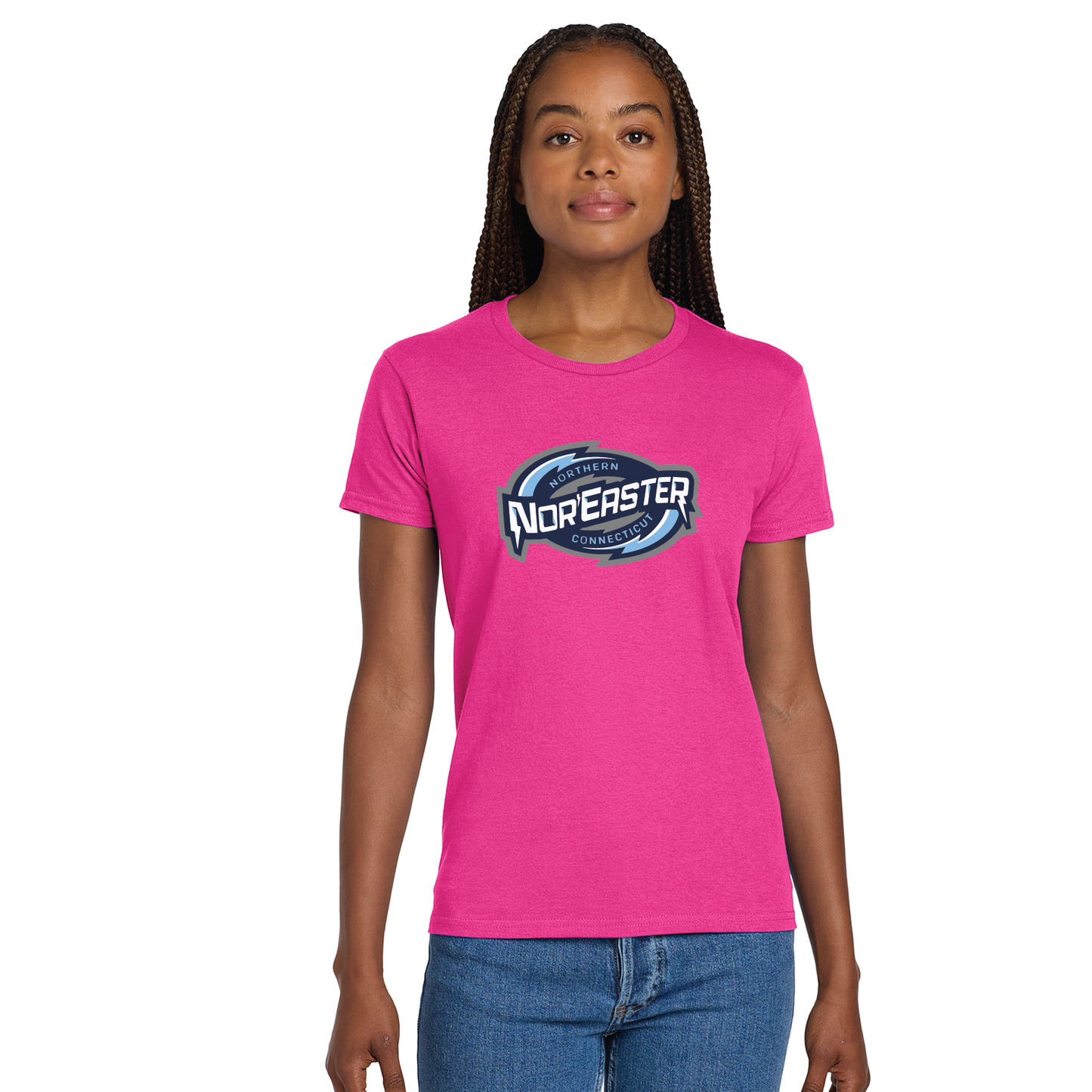 Noreaster Hockey: Women's Cotton T Shirt 2000L