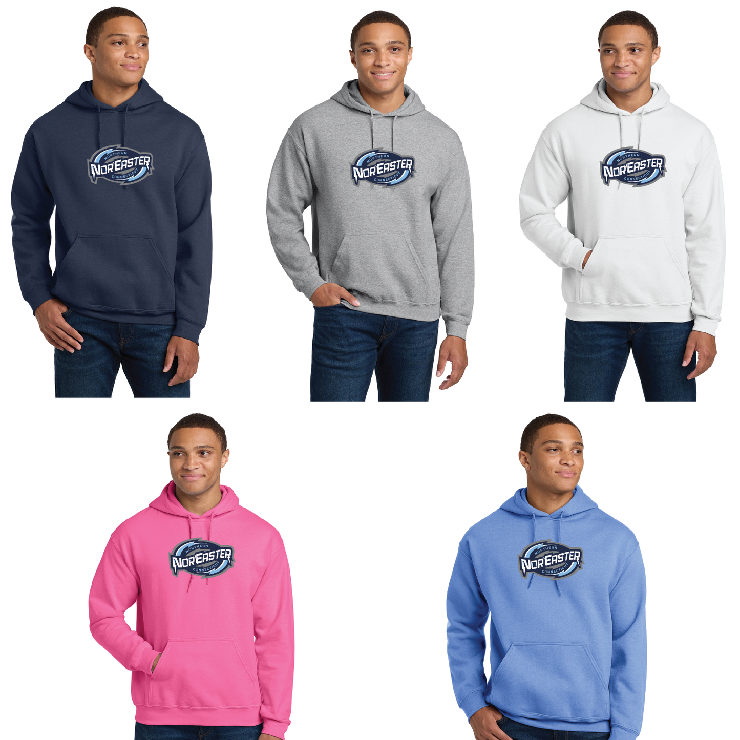 Noreaster Hockey: Youth & Adult Hooded Sweatshirt 18500