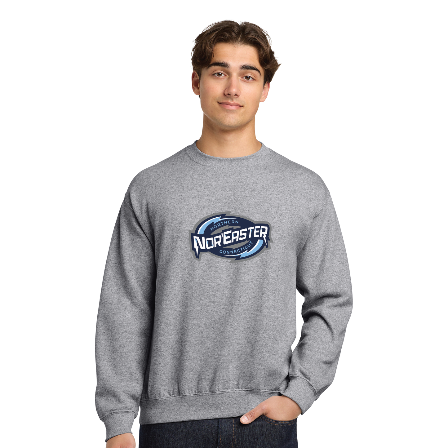 Noreaster Hockey: Youth & Adult Crewneck Sweatshirt 18000