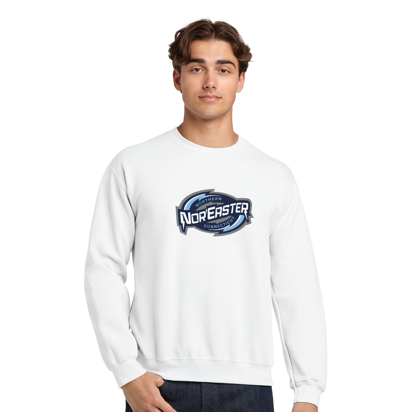 Noreaster Hockey: Youth & Adult Crewneck Sweatshirt 18000