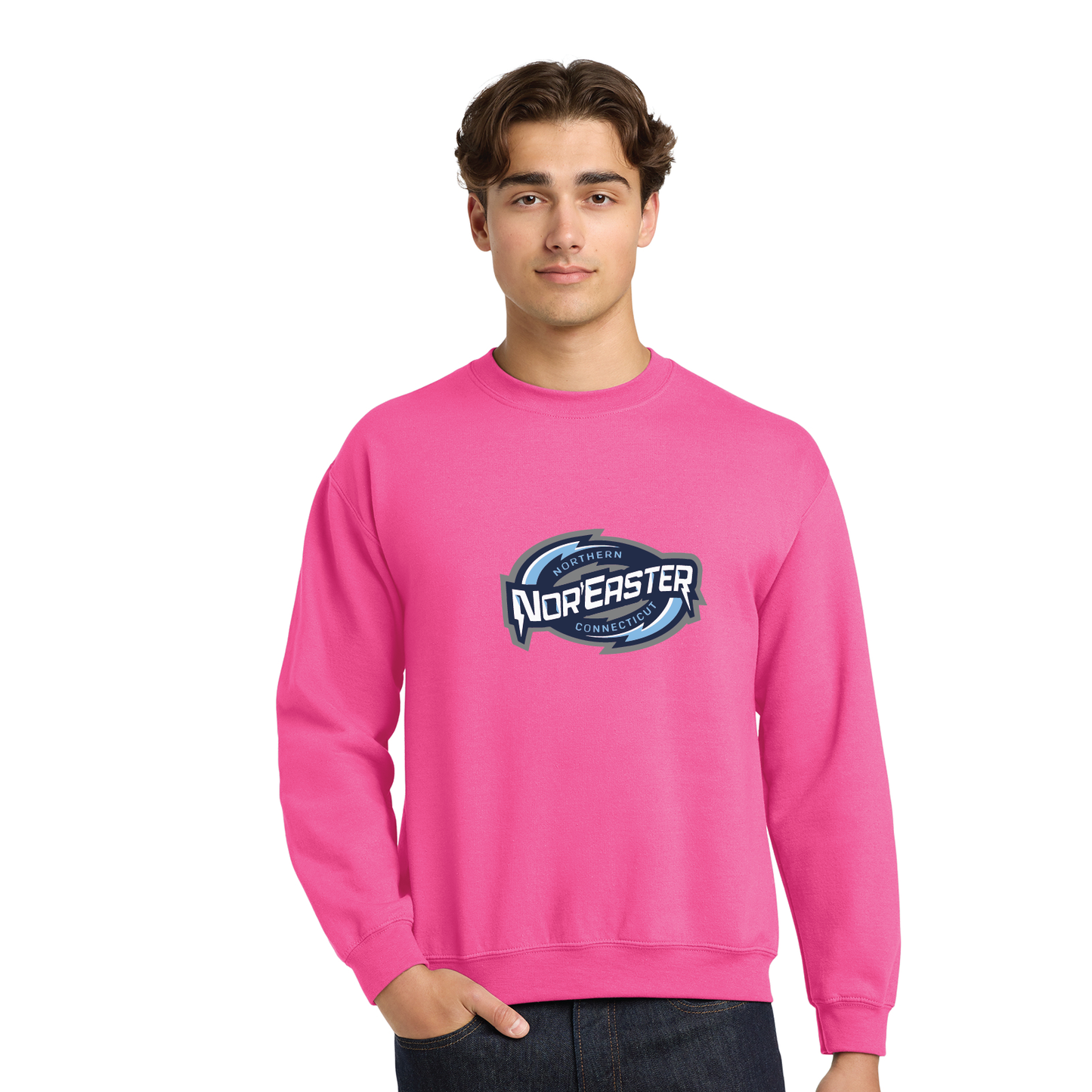 Noreaster Hockey: Youth & Adult Crewneck Sweatshirt 18000
