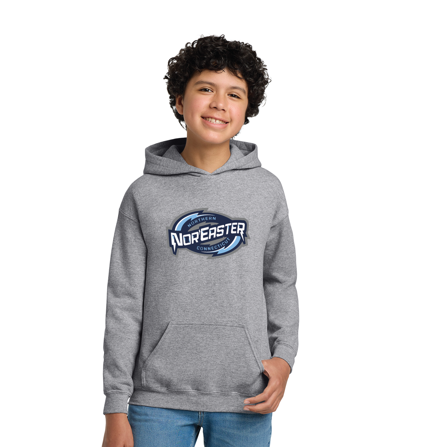 Noreaster Hockey: Youth & Adult Hooded Sweatshirt 18500