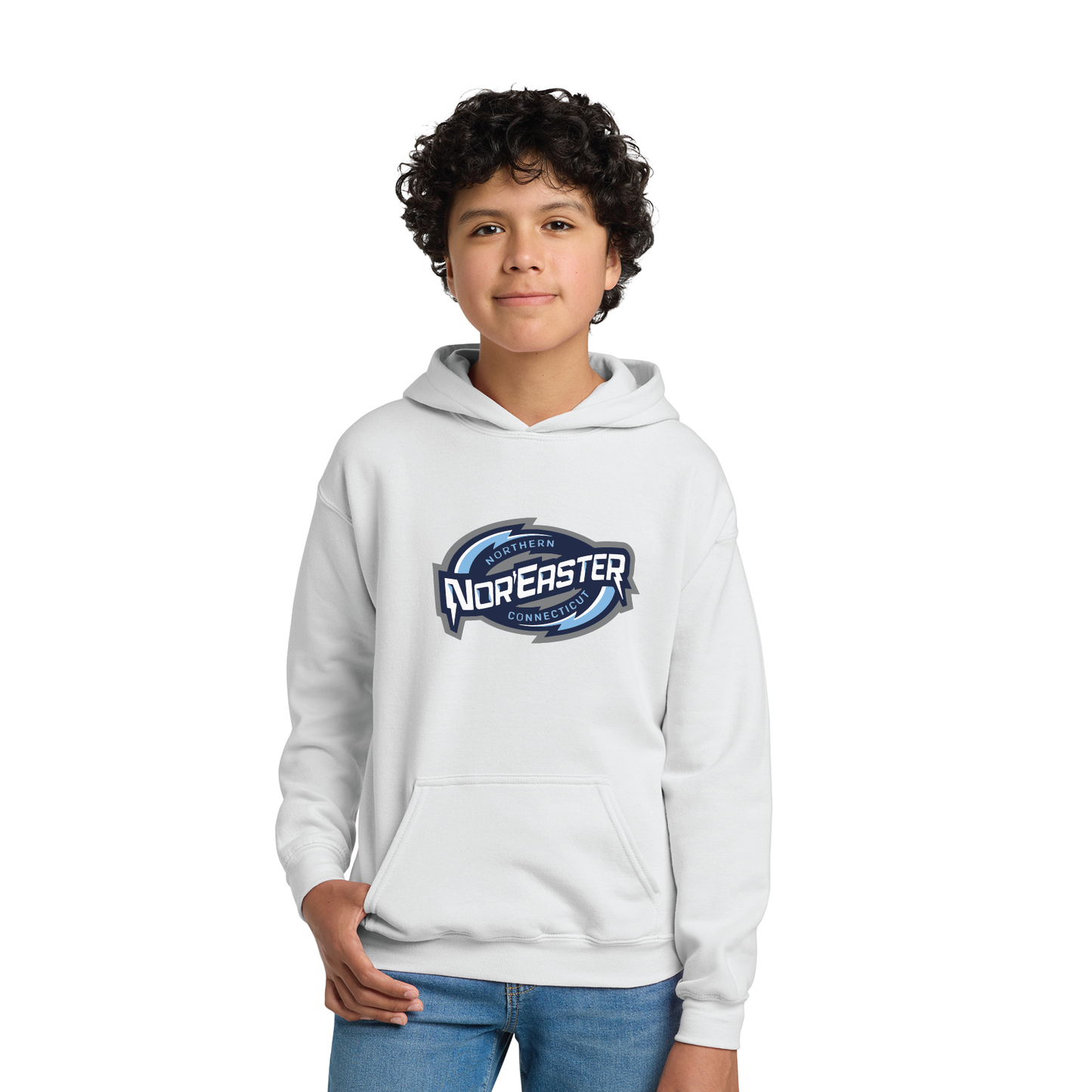 Noreaster Hockey: Youth & Adult Hooded Sweatshirt 18500