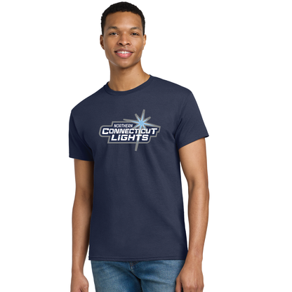 Northern Lights Hockey: Cotton T-Shirt with Logo Youth & Adult Sizes