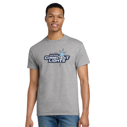 Northern Lights Hockey: Cotton T-Shirt with Logo Youth & Adult Sizes